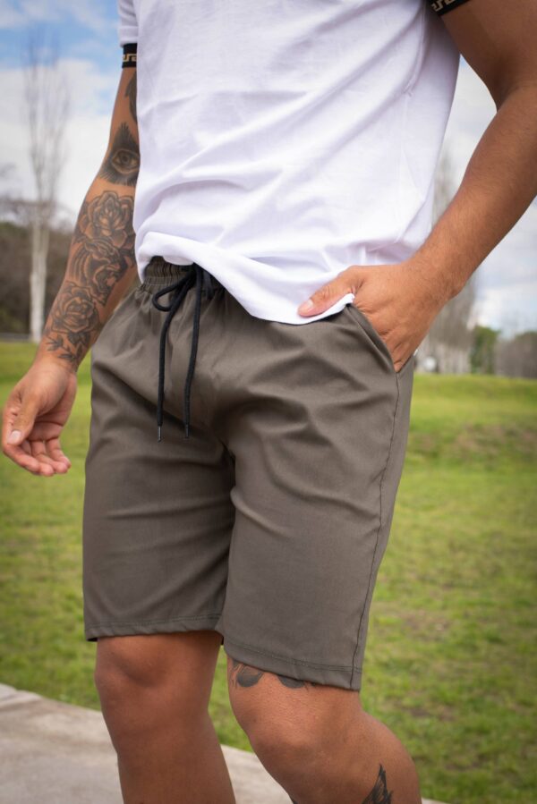 BERMUDA CORTE CHINO DE BENGALINA CURVA